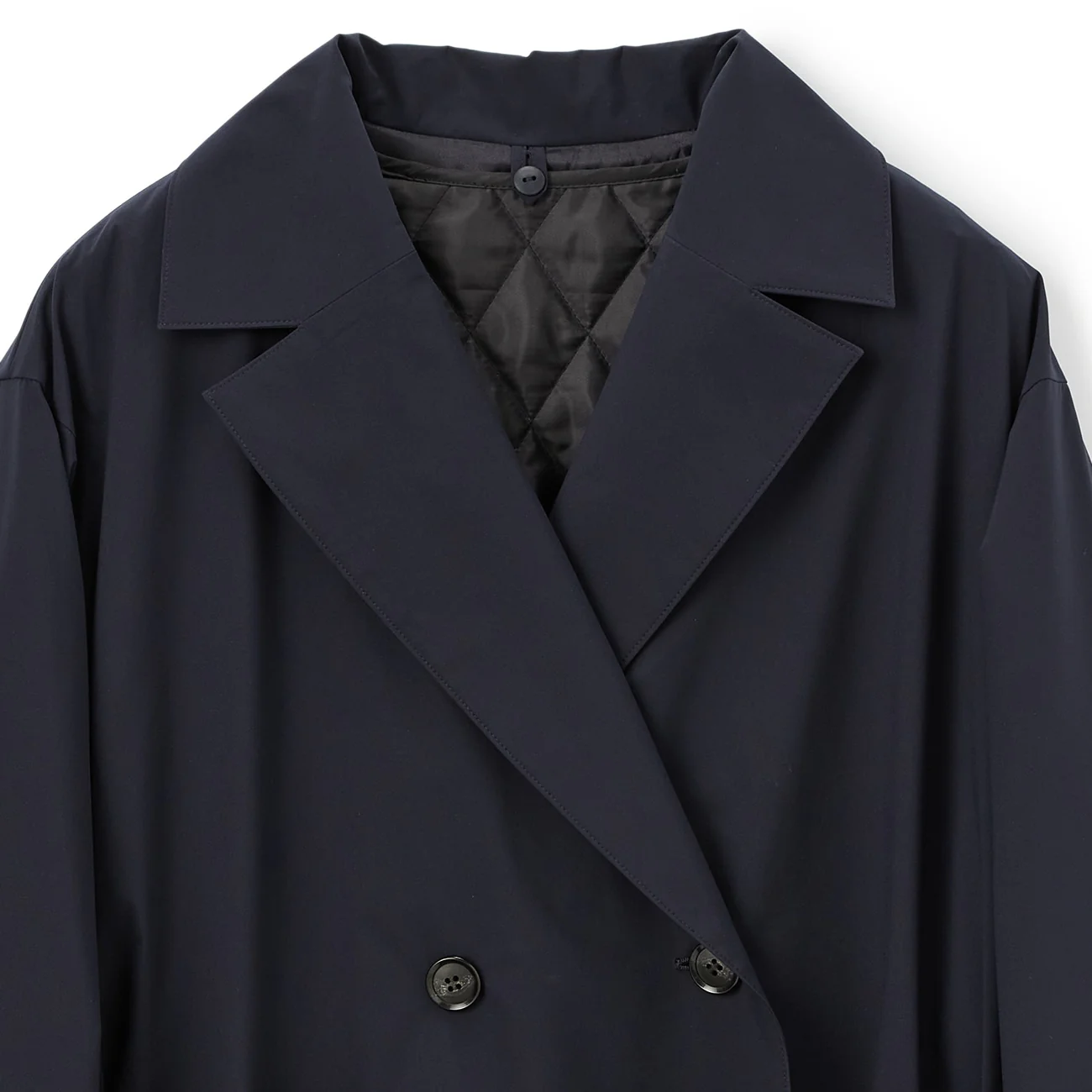 3-Way Water-repellent Trench Coat with Quilted Vest - Image 17