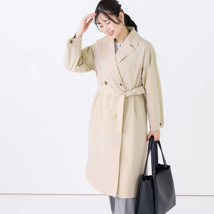 3-Way Water-repellent Trench Coat with Quilted Vest - Image 24