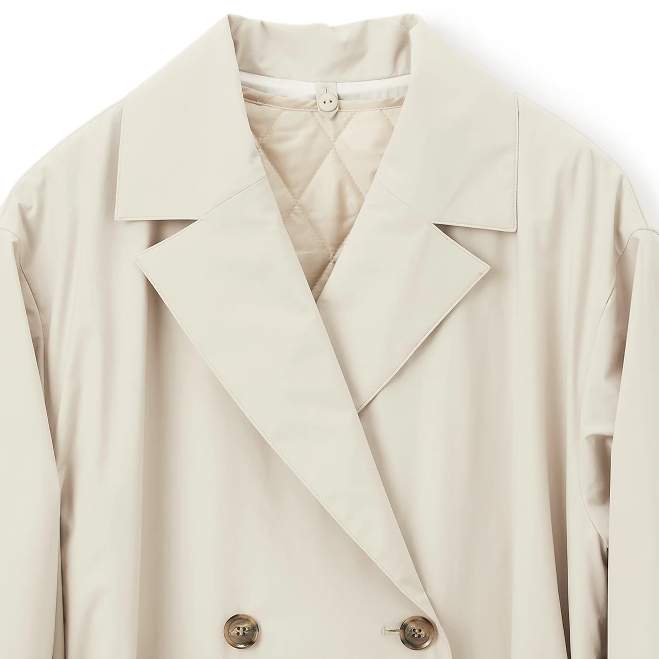 3-Way Water-repellent Trench Coat with Quilted Vest - Image 35