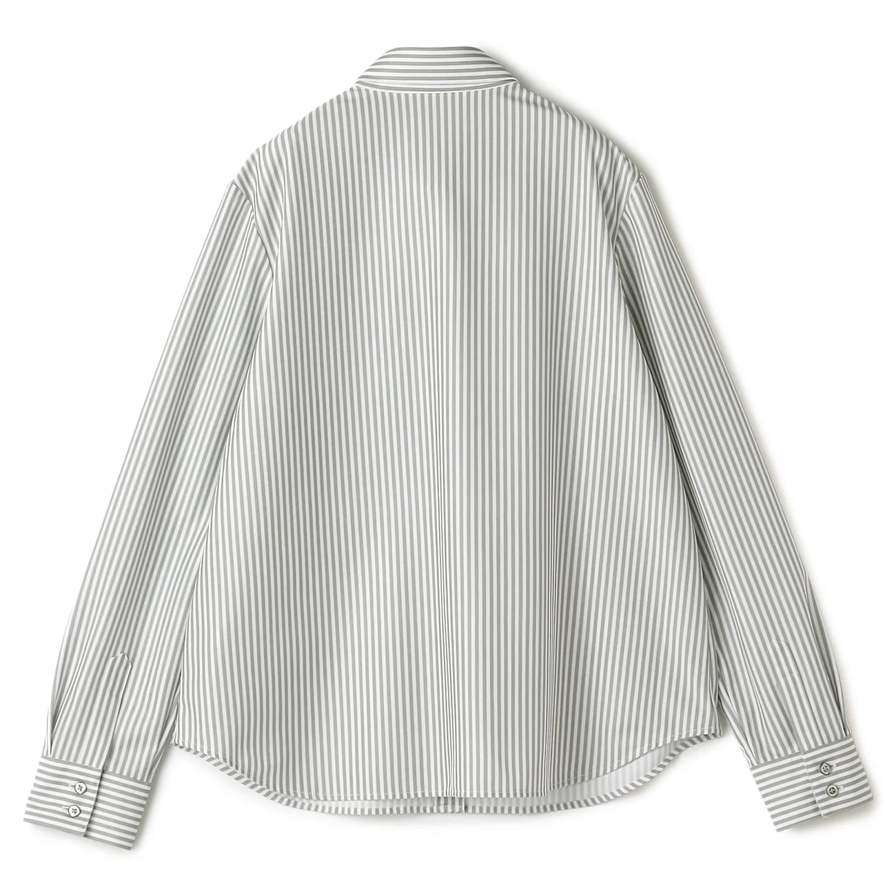 Non-Iron Bow Tie Stripe Shirt - Gray - Image 14