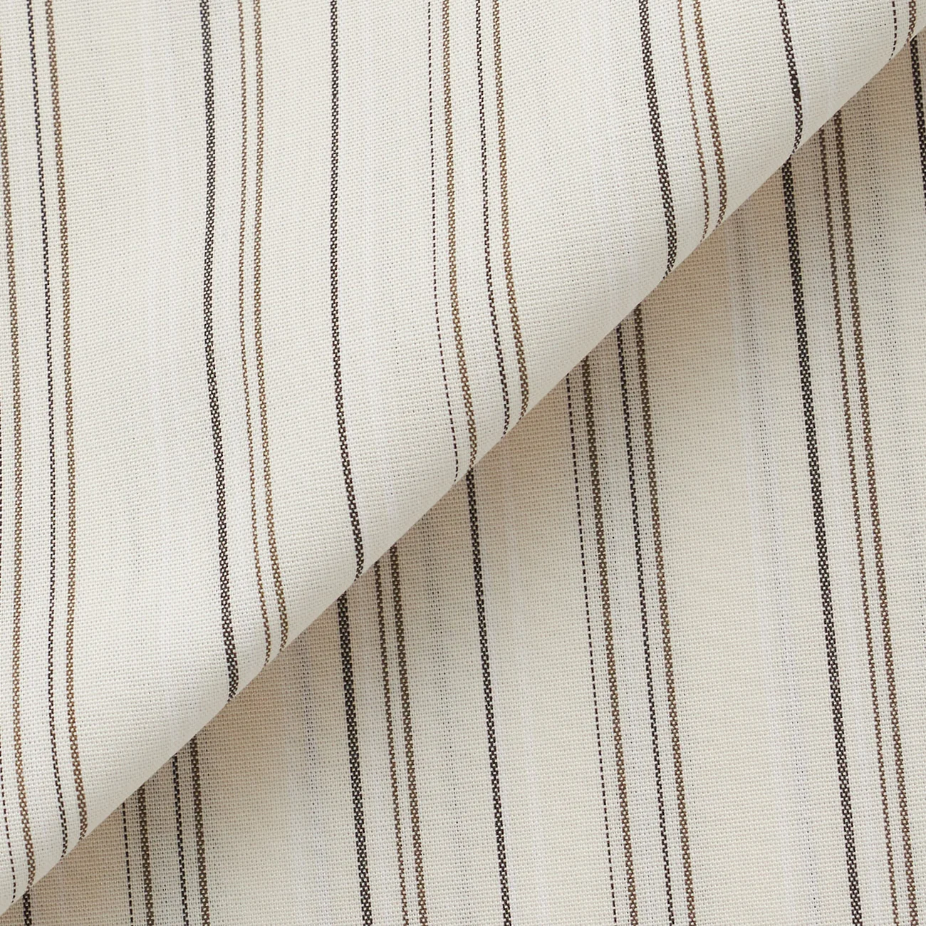 Women's Bamboo Rayon Striped Short Sleeve Band Collar Shirt - Beige - Image 10