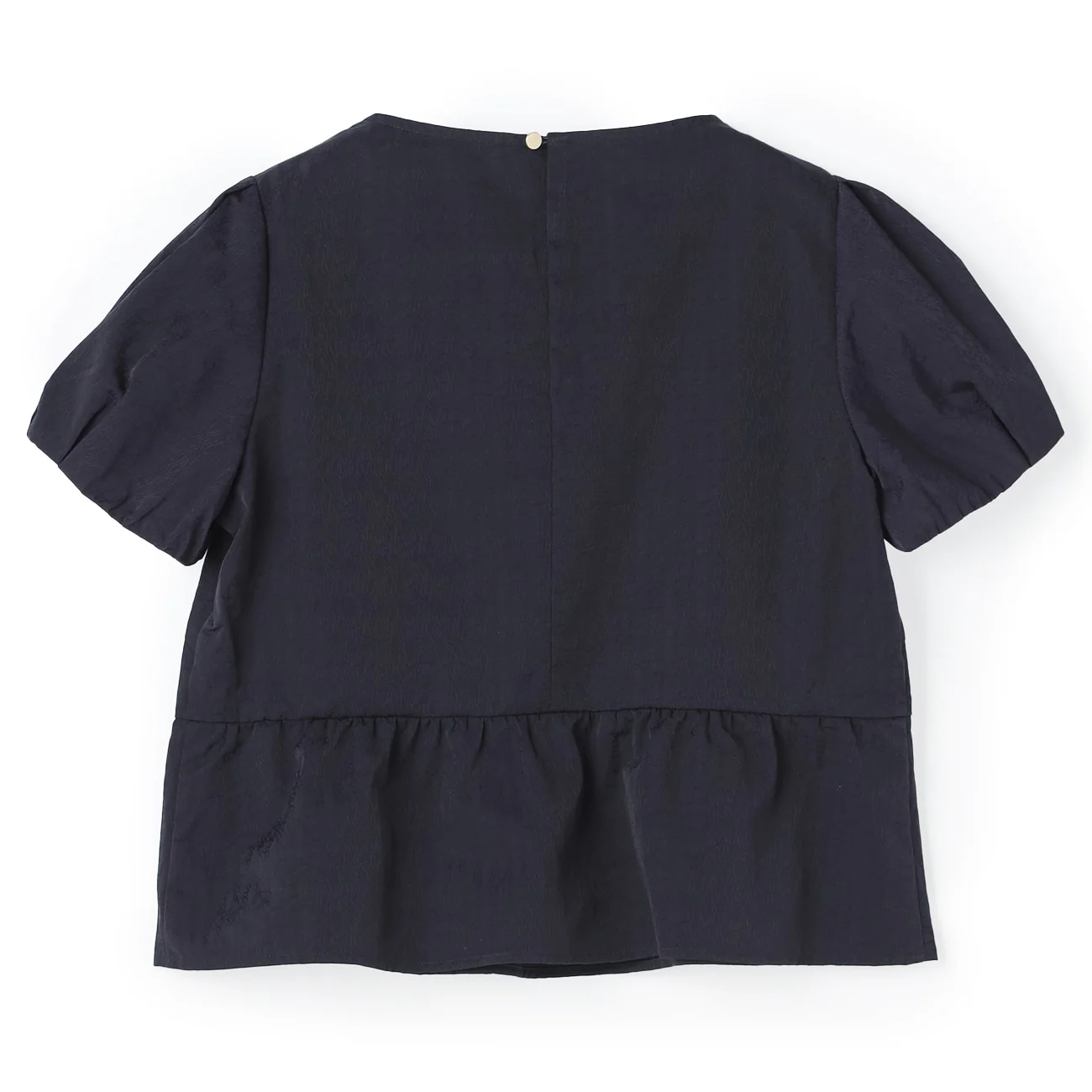 Peplum Blouse - Navy - Image 7