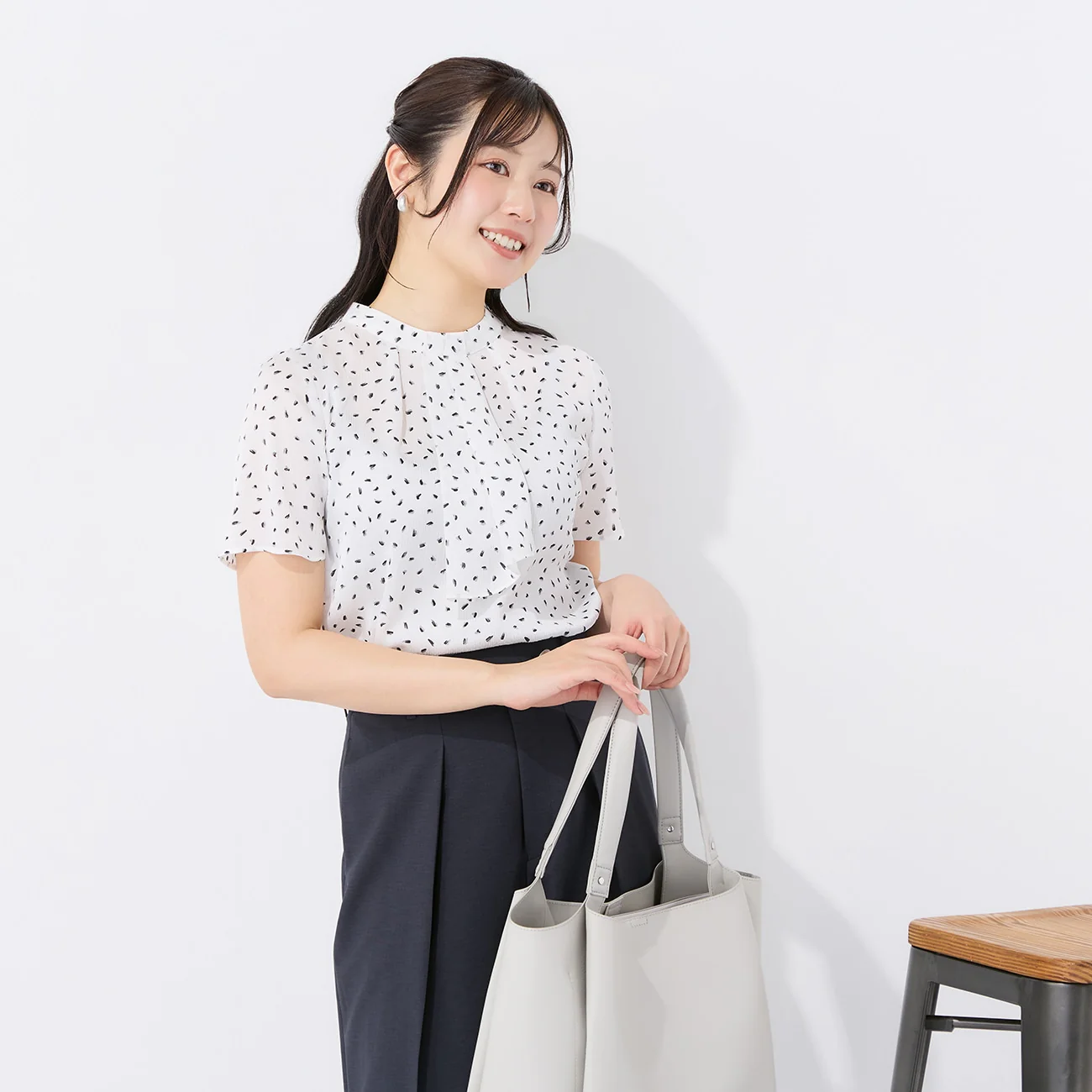 Cool Touch Printed Short Sleeve Blouse - Image 13