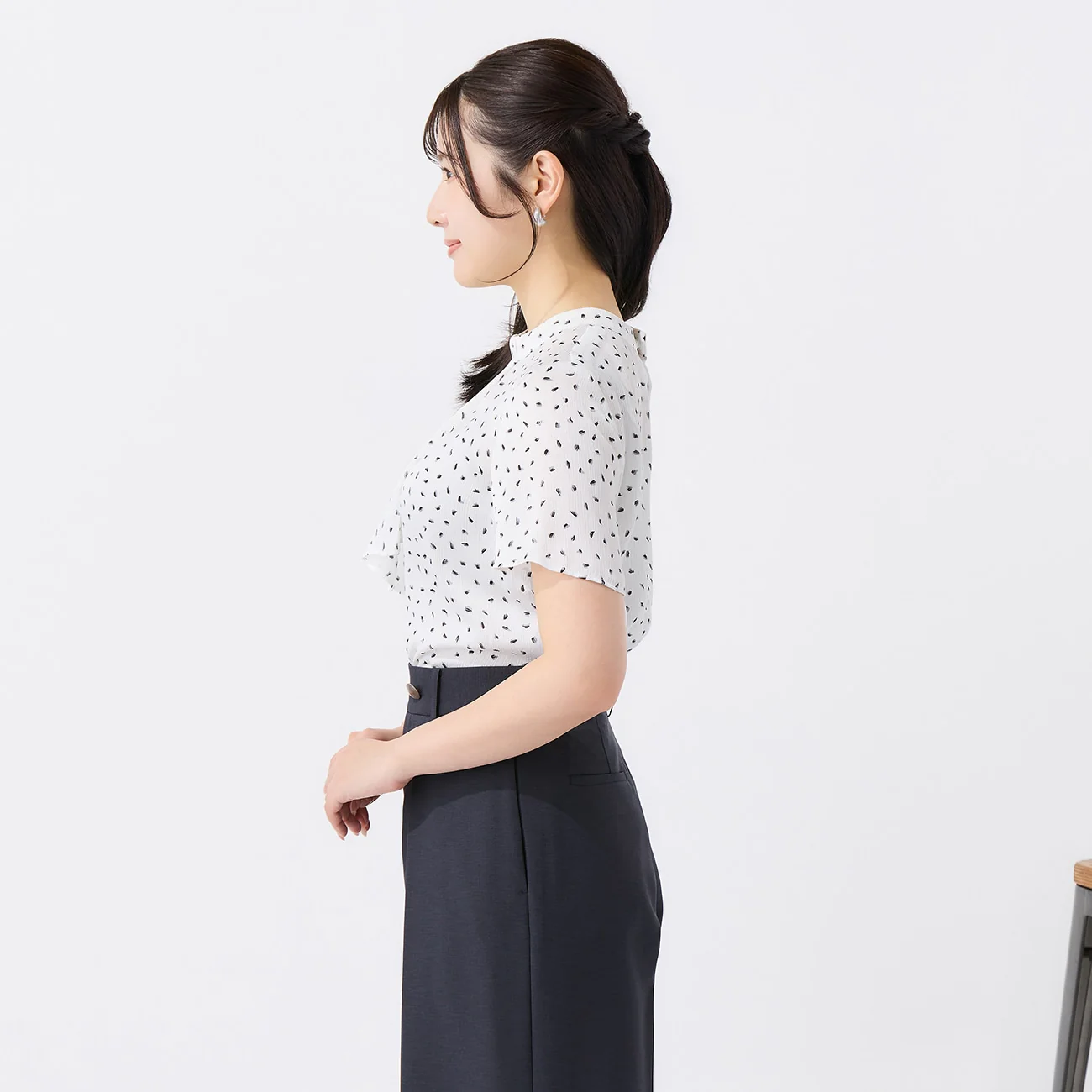 Cool Touch Printed Short Sleeve Blouse - Image 15