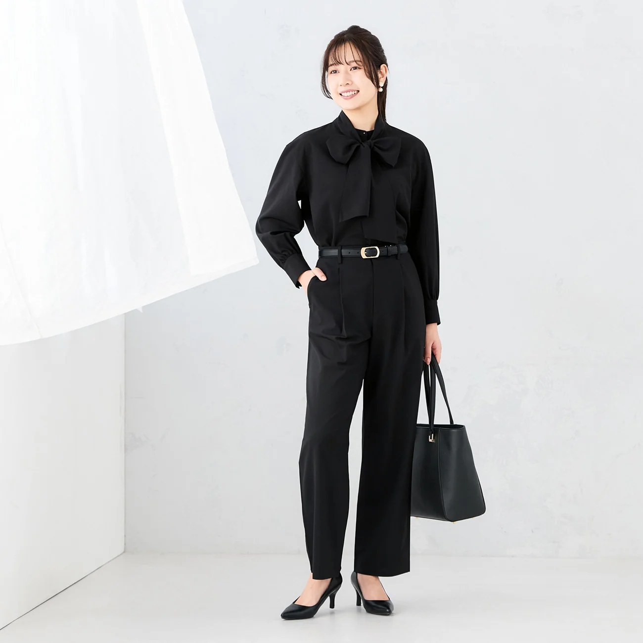 2-Way Bow Tie Blouse - Image 22