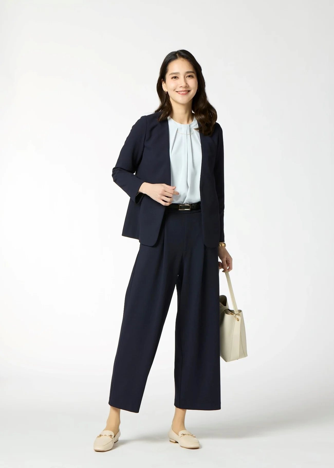 Pajama SUITS Georgette Jersey Collarless Jacket - Image 6