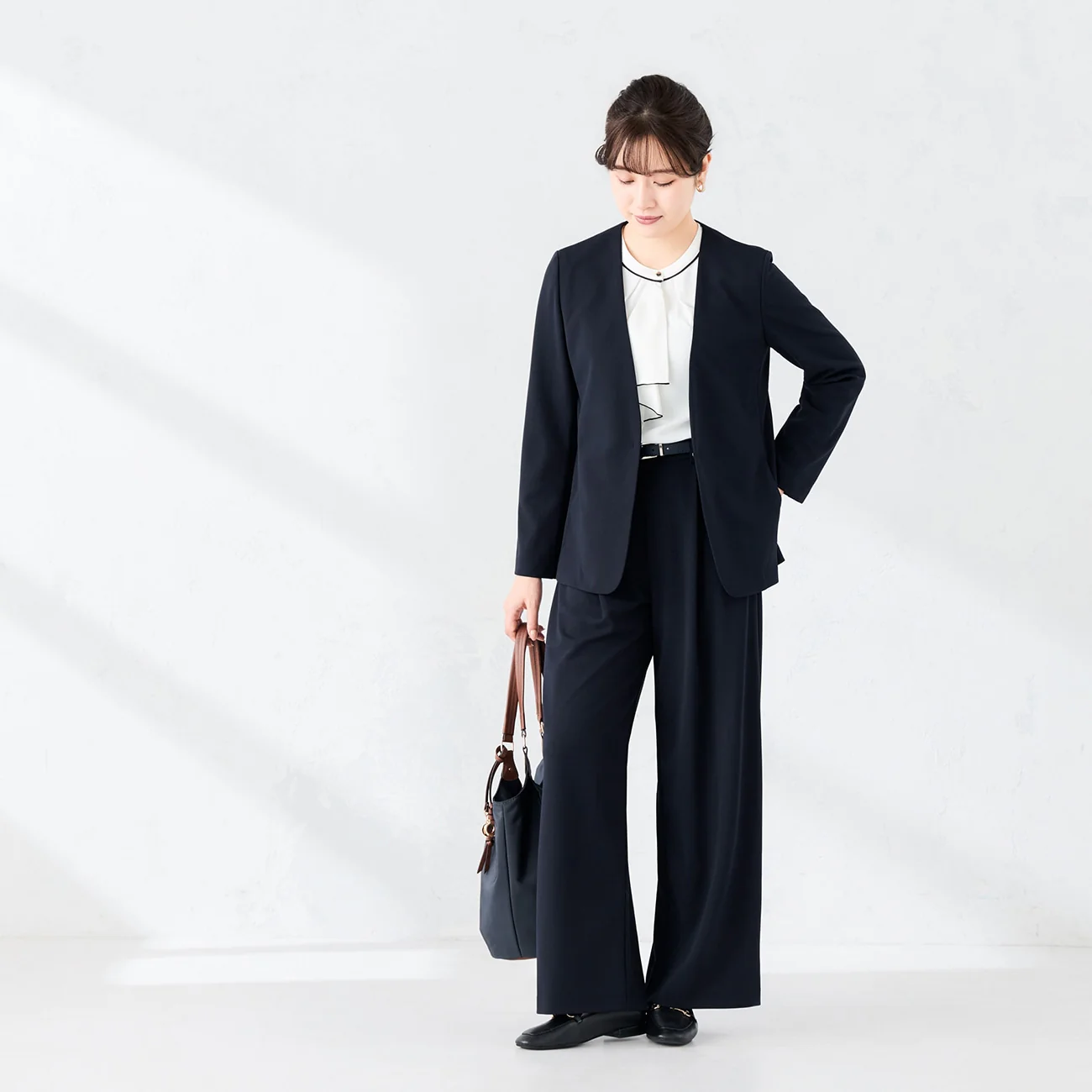 Pajama SUITS Georgette Jersey Wide Pants - Image 3