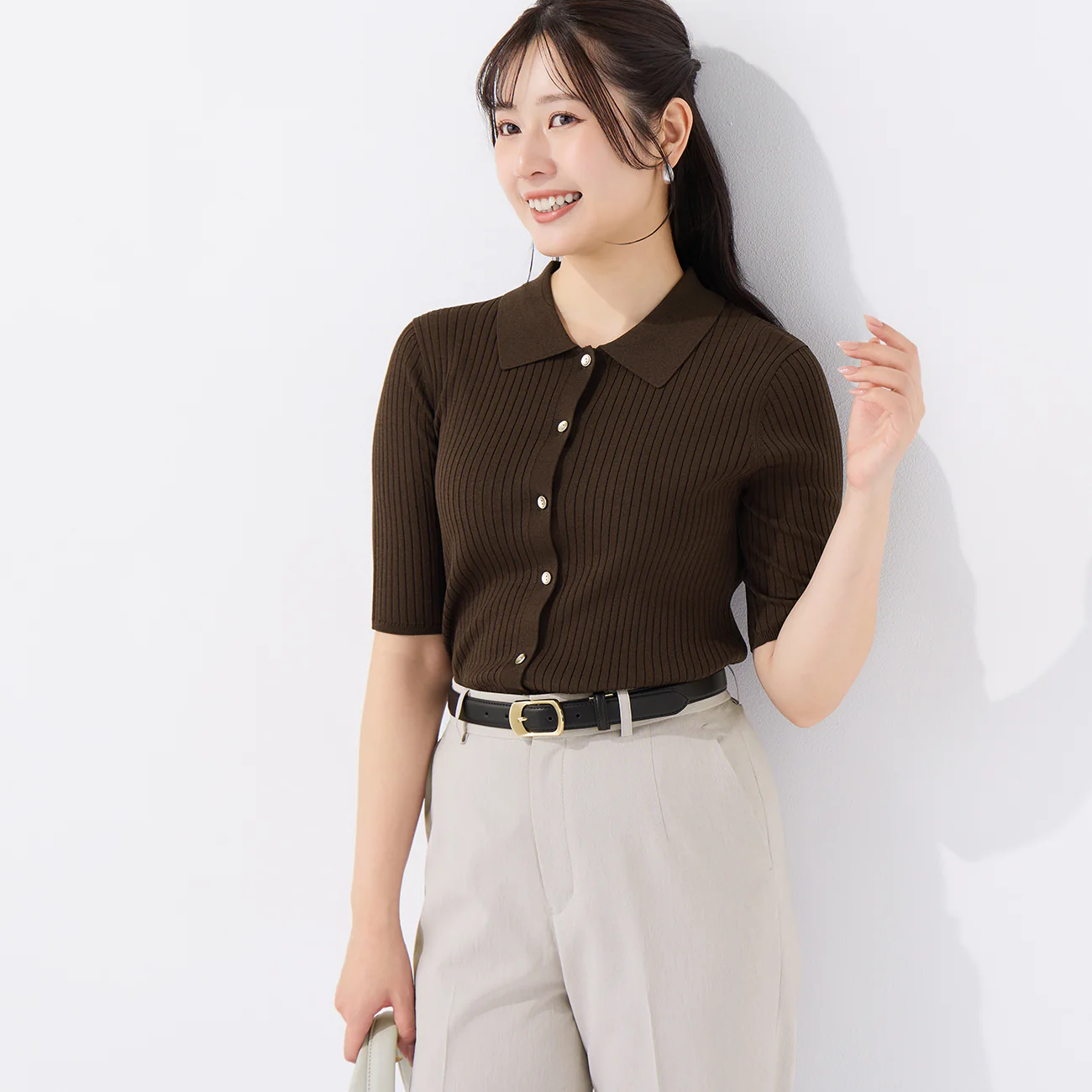 Washable Cool Touch Short Sleeve Knit Polo - Image 10