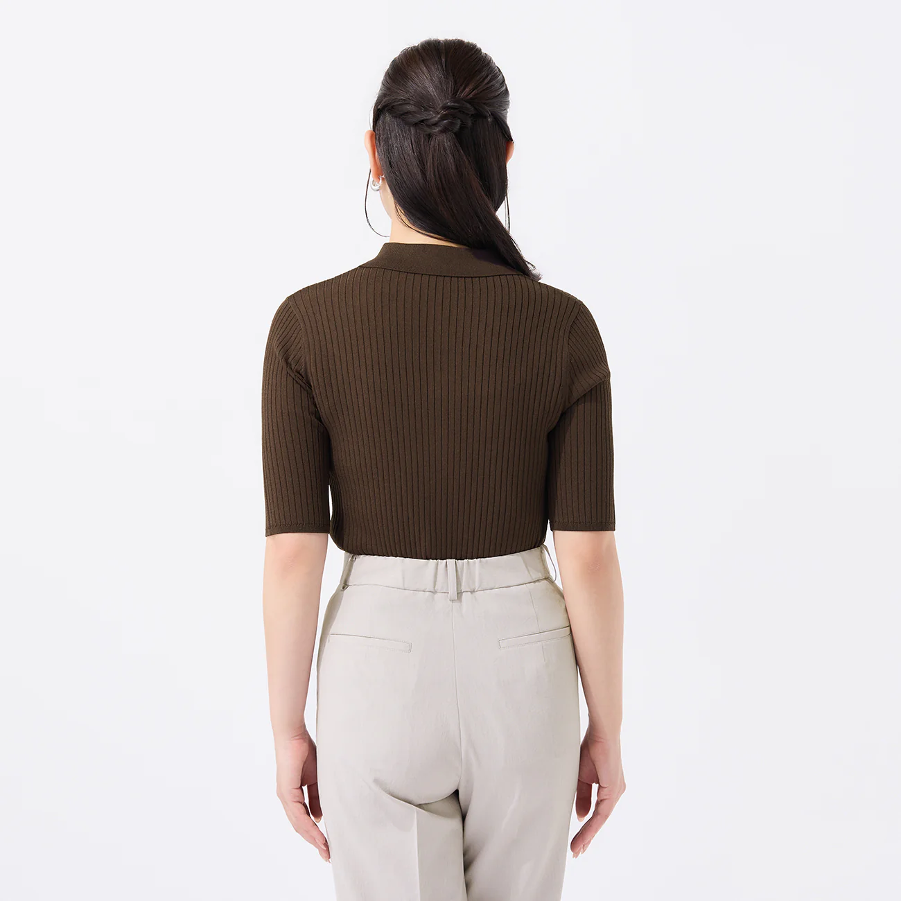 Washable Cool Touch Short Sleeve Knit Polo - Image 13