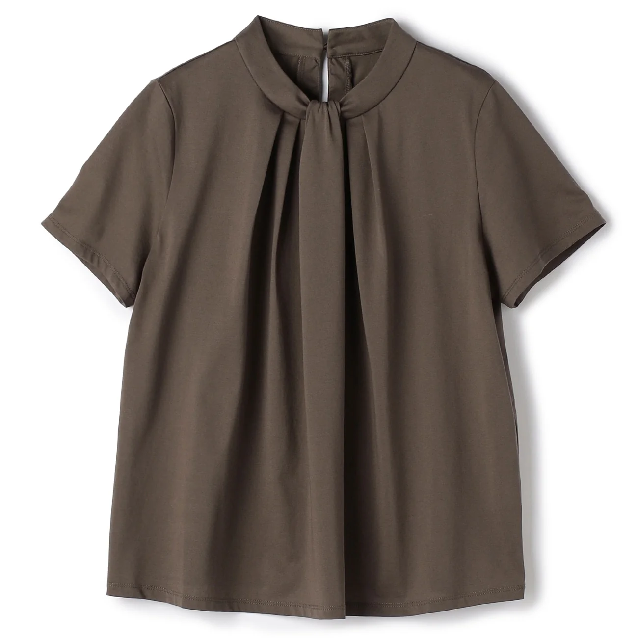 Short Sleeve Bow Tie Blouse - Image 16