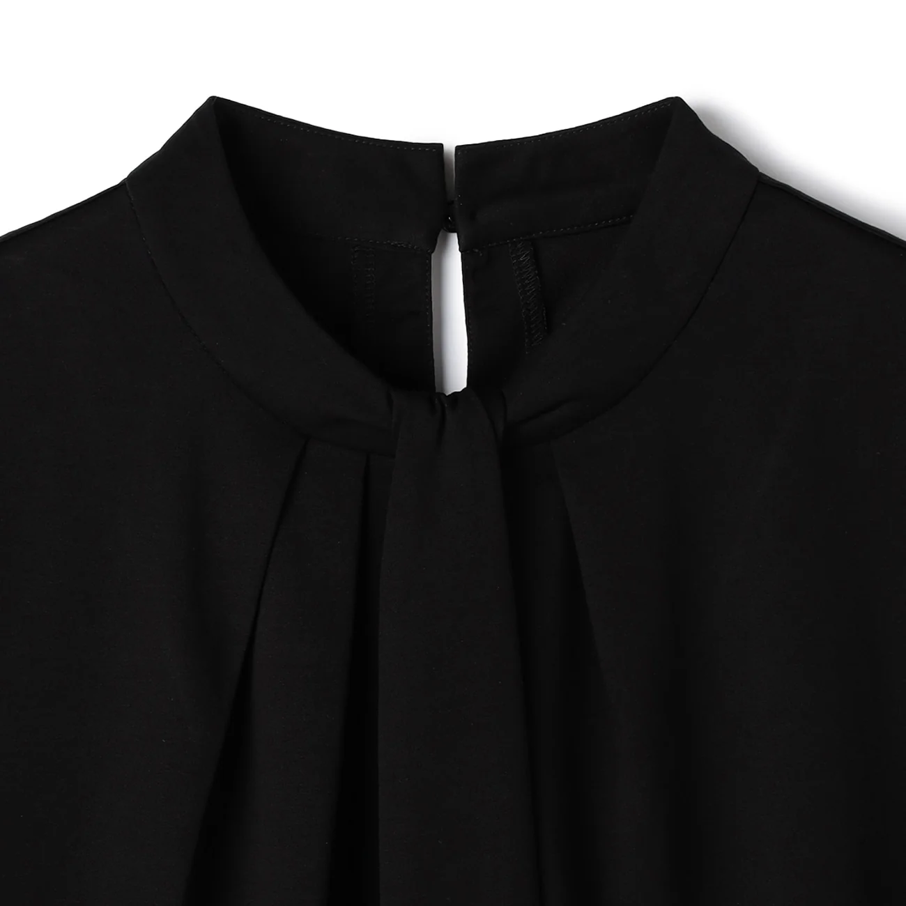 Short Sleeve Bow Tie Blouse - Image 7