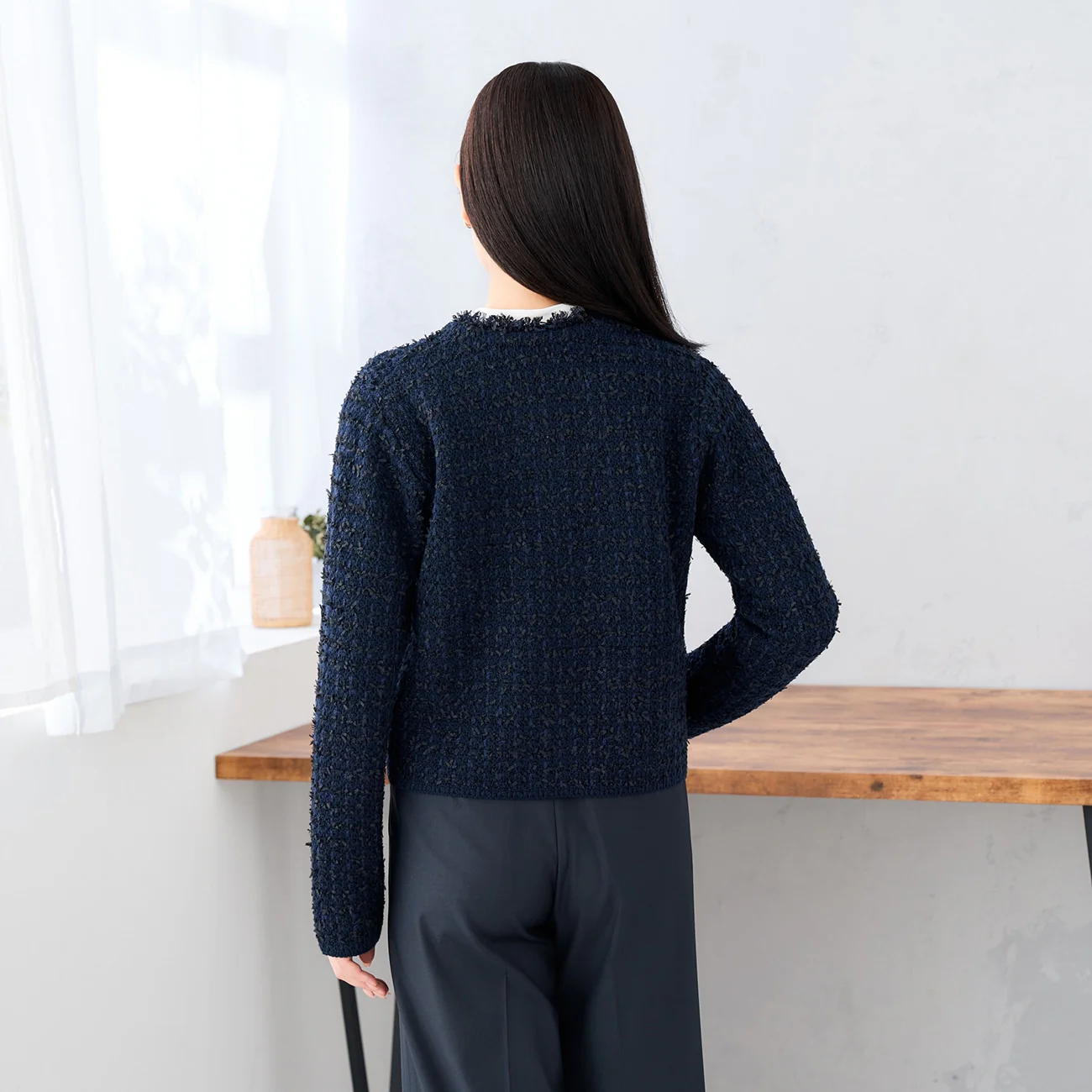 Tweed Knit Jacket - Image 6