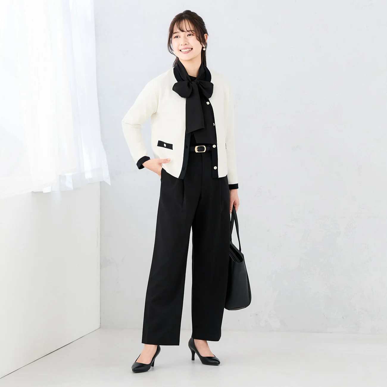 Color Block Knit Jacket - Image 10