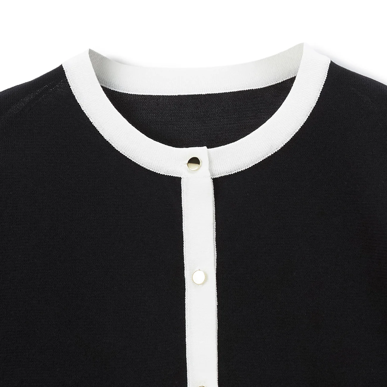 Contrast Sheer Knit Jacket - Image 20