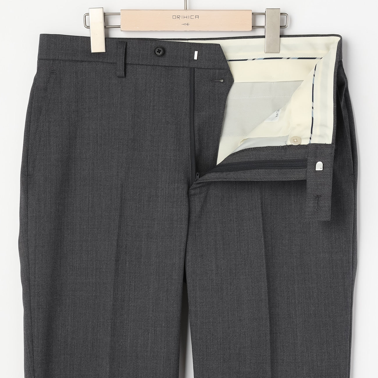 Wool Blend Kersey Suit - Medium Gray - Image 9