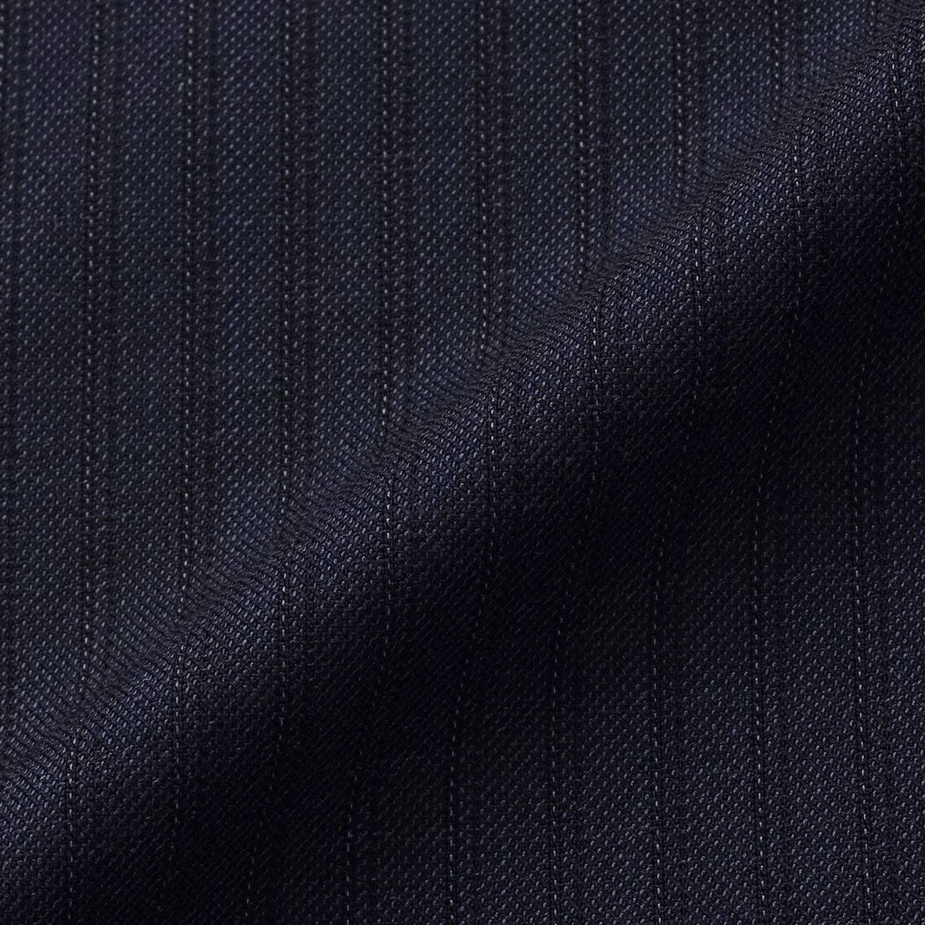 Wool Blend Stripe Suit - Navy - Image 13
