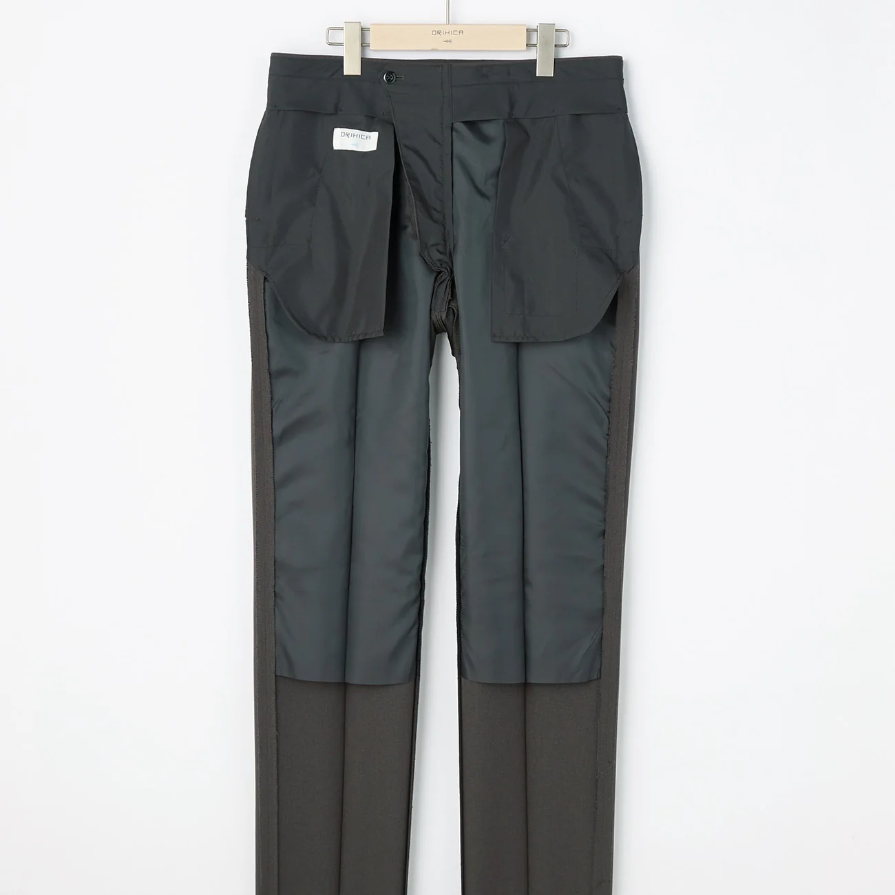 2-Pants Washable Pinhead Suit - Charcoal Gray - Image 11