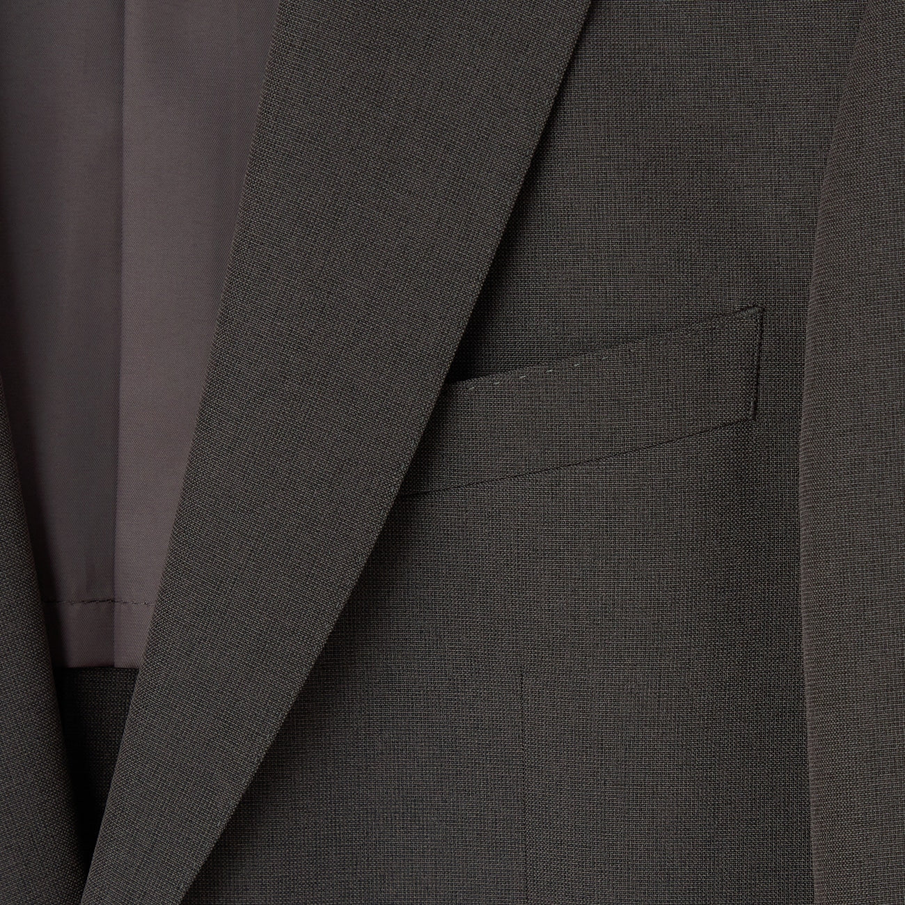 2-Pants Washable Pinhead Suit - Charcoal Gray - Image 3