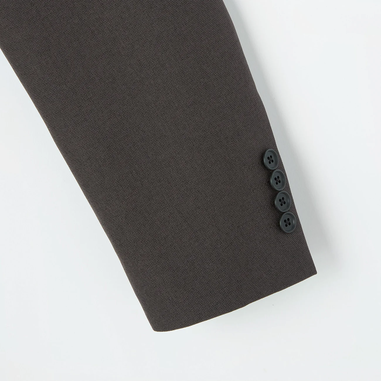 2-Pants Washable Pinhead Suit - Charcoal Gray - Image 4