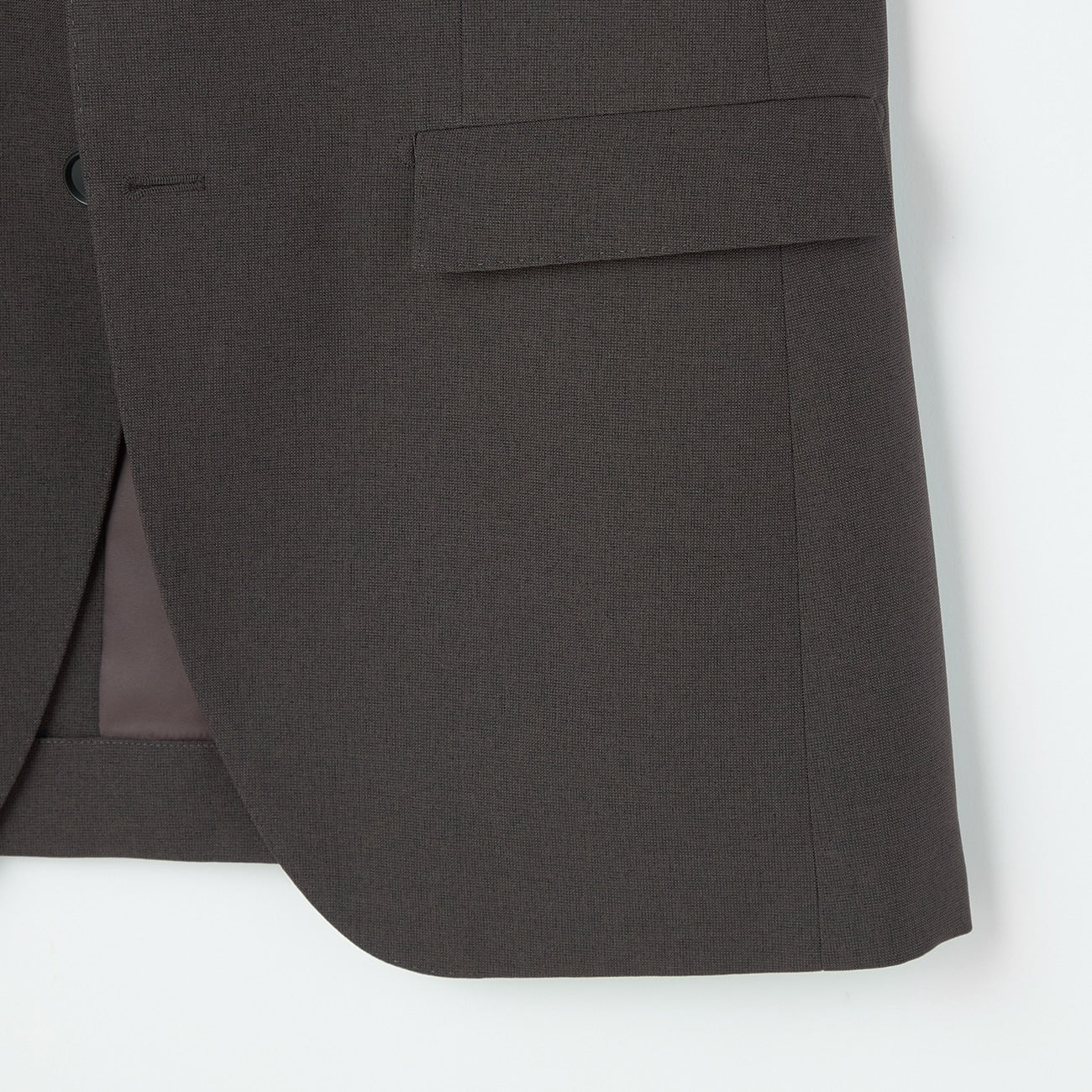 2-Pants Washable Pinhead Suit - Charcoal Gray - Image 5