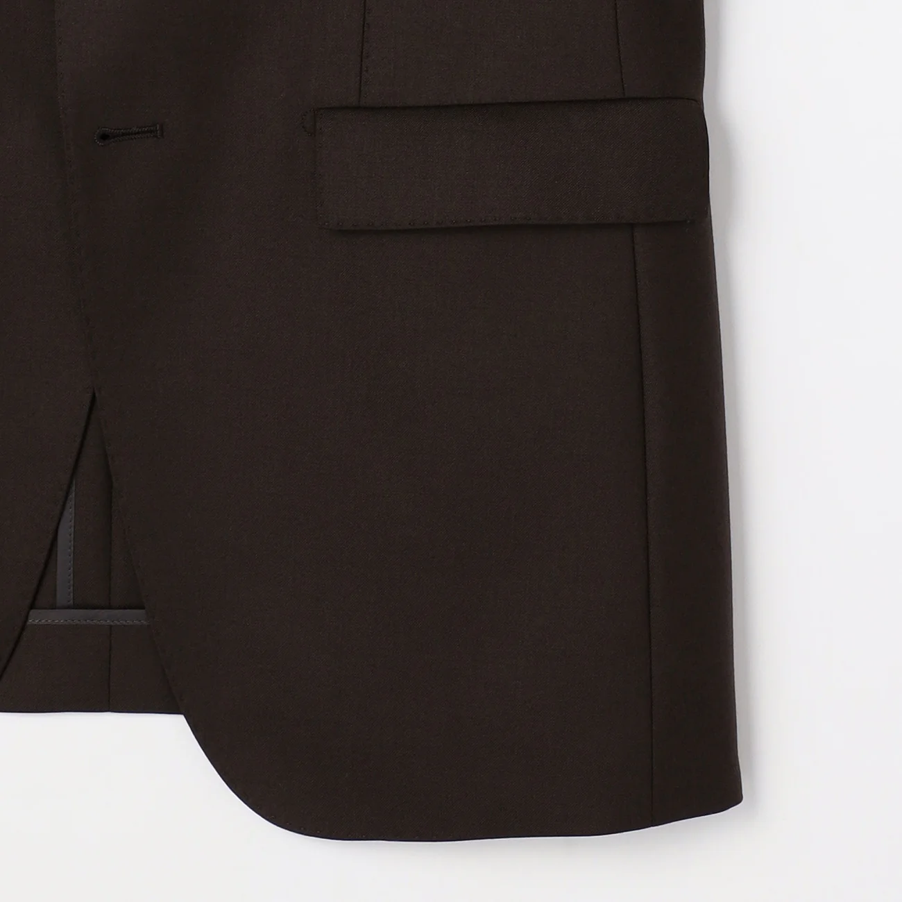LUXE Line Super 140's Wool Suit - Brown - Image 5