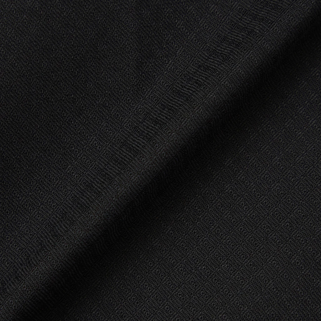 Wool Blend Textured Solid Suit - Black - Image 13