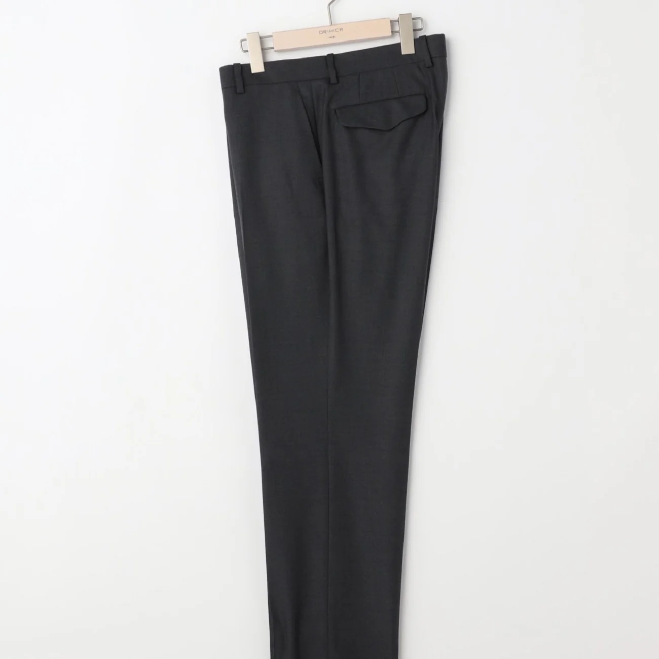 LUXE Line Super 150's 2-Button Suit - Charcoal Gray - Image 8