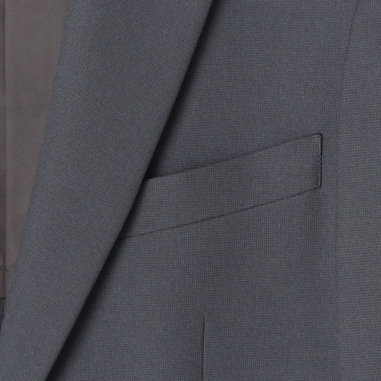 WashableTextured 2-Button Suit - Medium Gray - Image 3