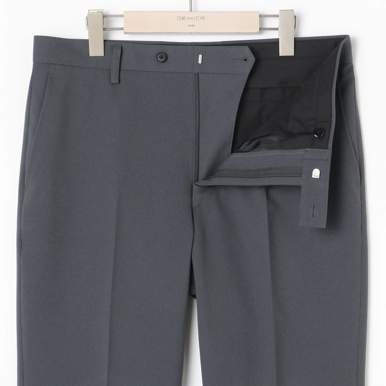 WashableTextured 2-Button Suit - Medium Gray - Image 9