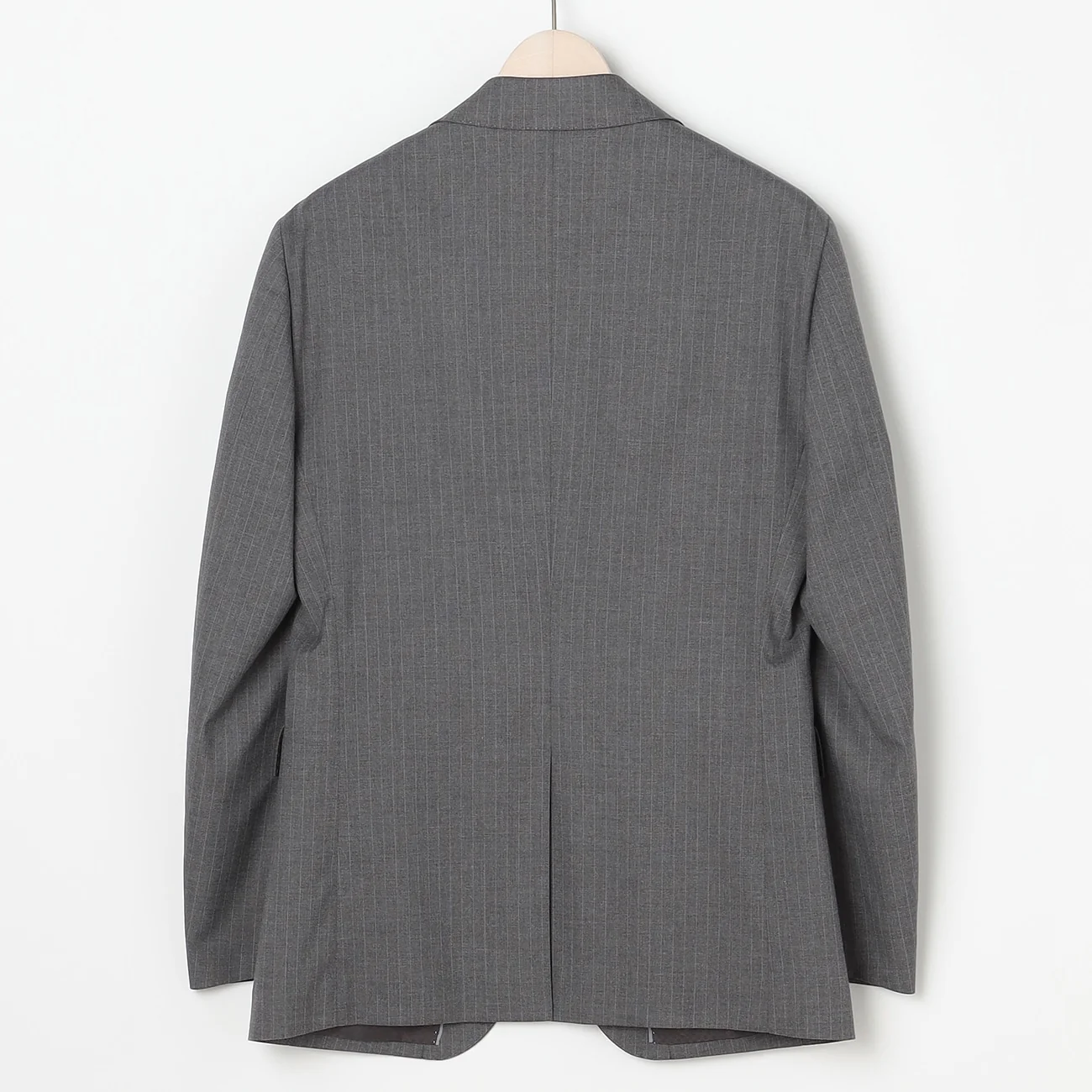 Washable Stretch Stripe Suit - Light Gray - Image 2