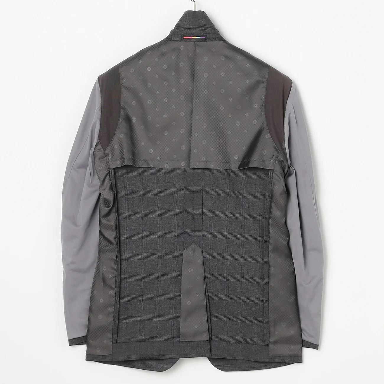 Washable Stretch Check Suit - Medium Gray - Image 7