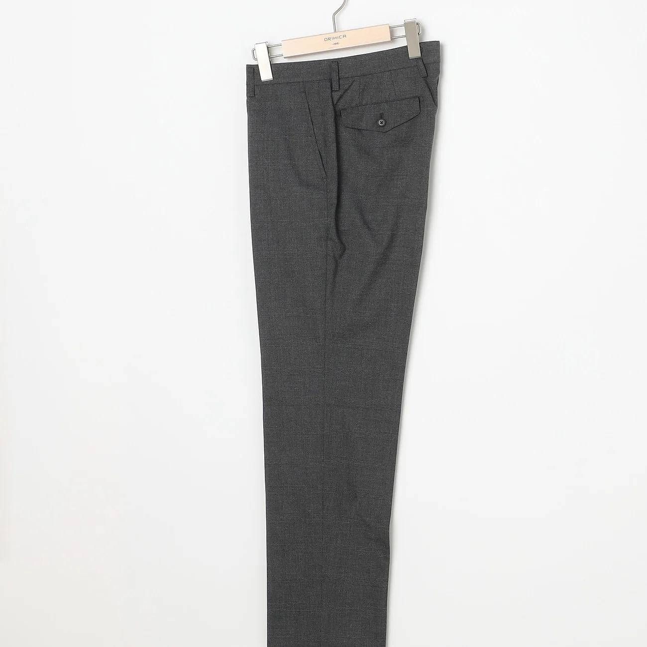Washable Stretch Check Suit - Medium Gray - Image 8