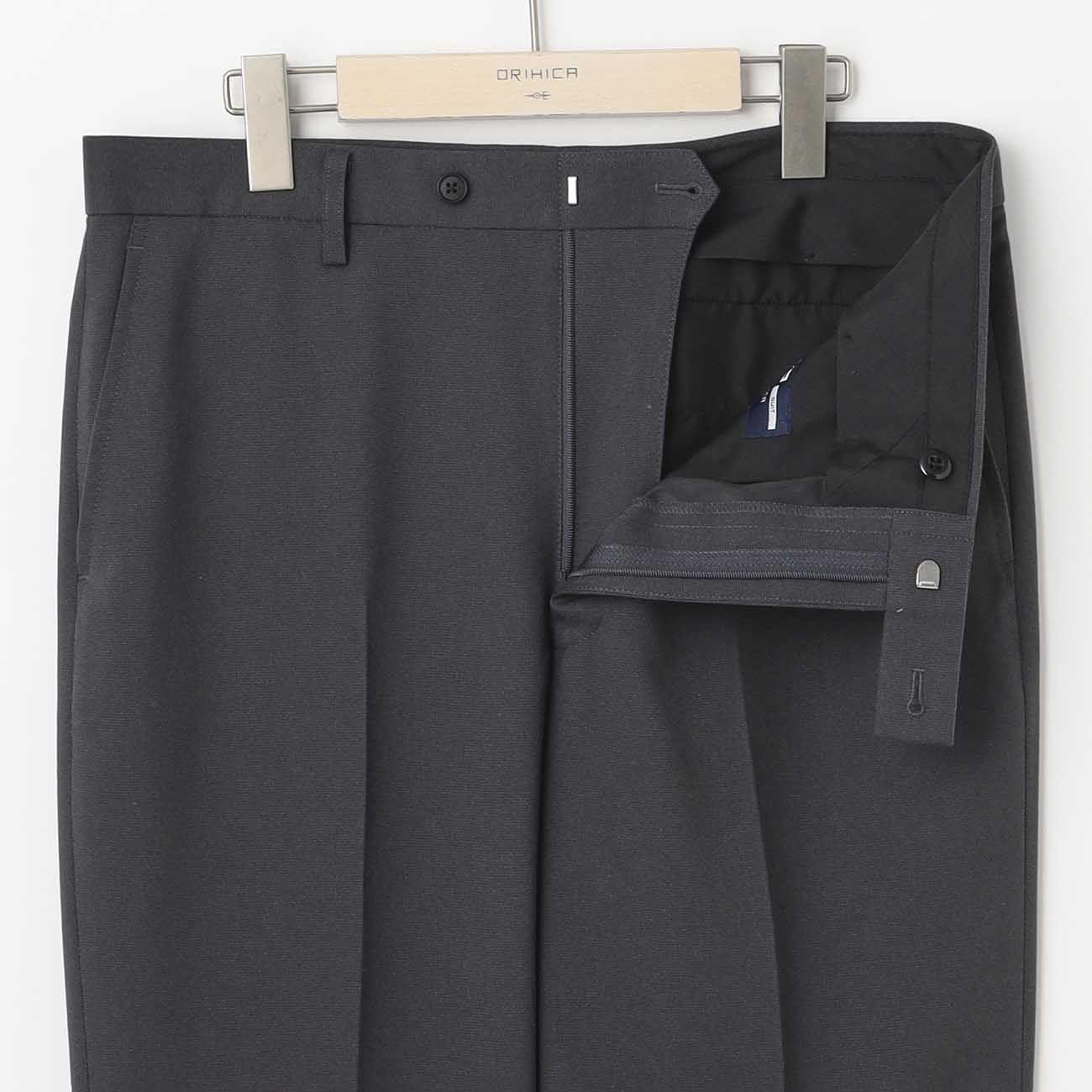 Birdseye 2-Pant Suit - Charcoal Gray - Image 9