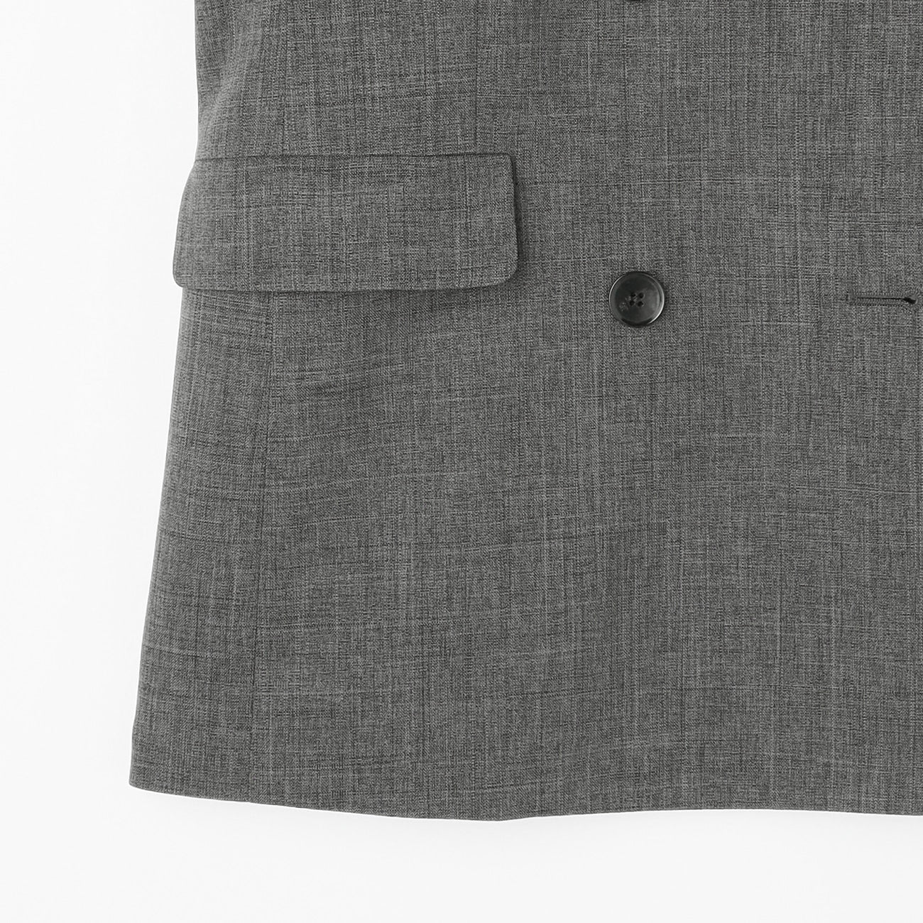THE THIRD SUITS Double Breasted Jacket - Medium Gray - Image 5