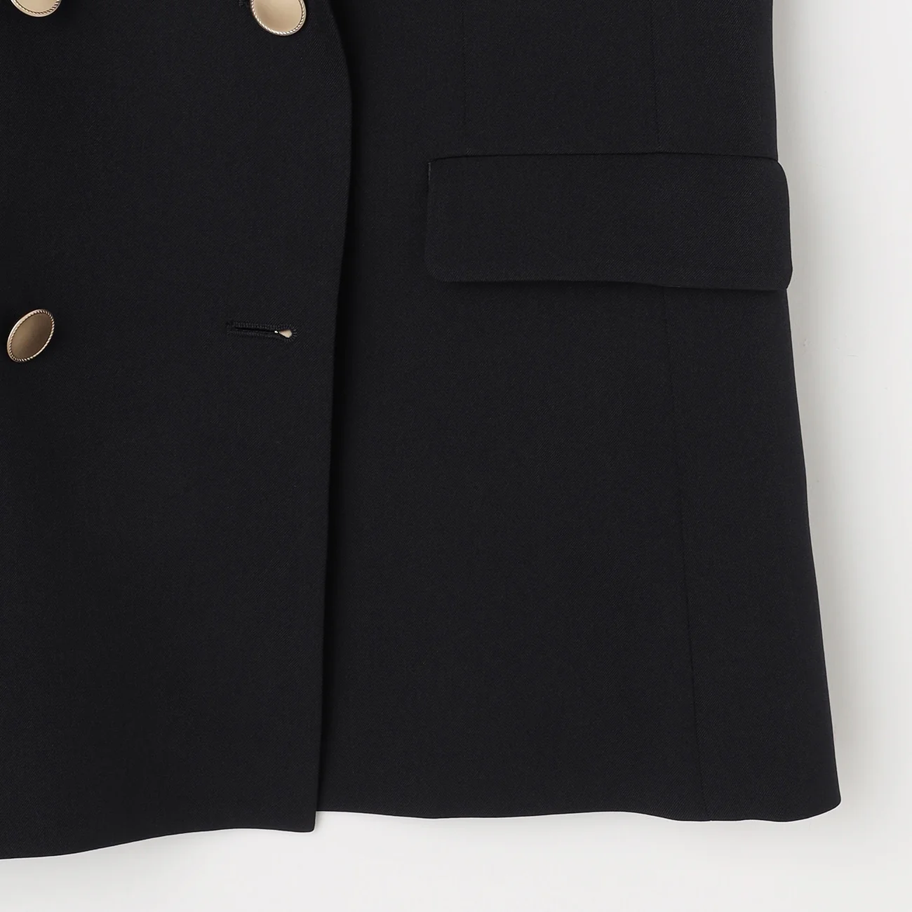 THE THIRD SUITS RIRANCHA Stretch Double-Breasted Jacket - Navy - Image 10