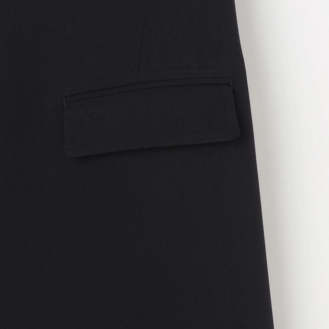 THE THIRD SUITS RIRANCHA Stretch Long Vest - Navy - Image 10