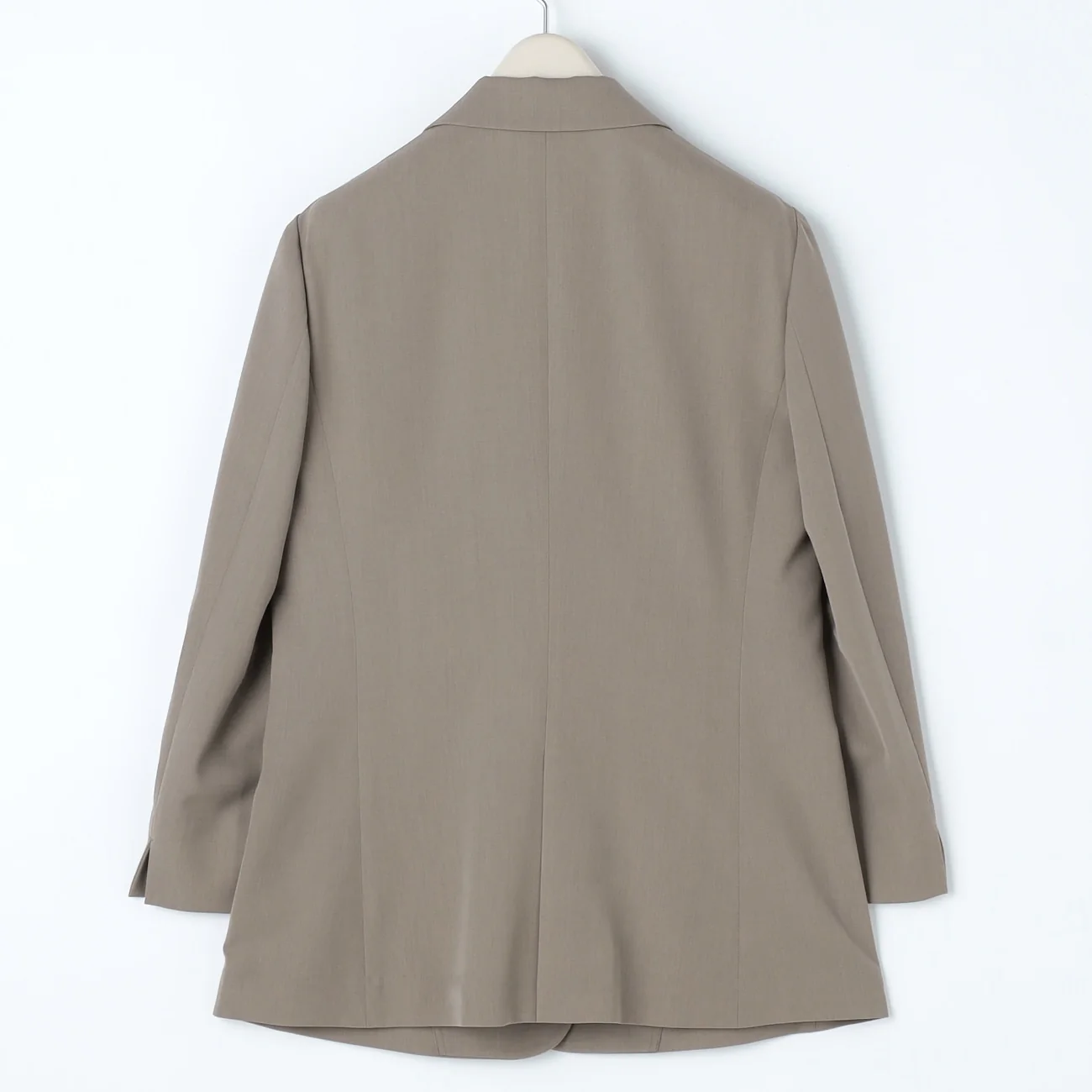THE THIRD SUITS Washable Cool Touch Cropped Sleeve Long Jacket - Beige - Image 7