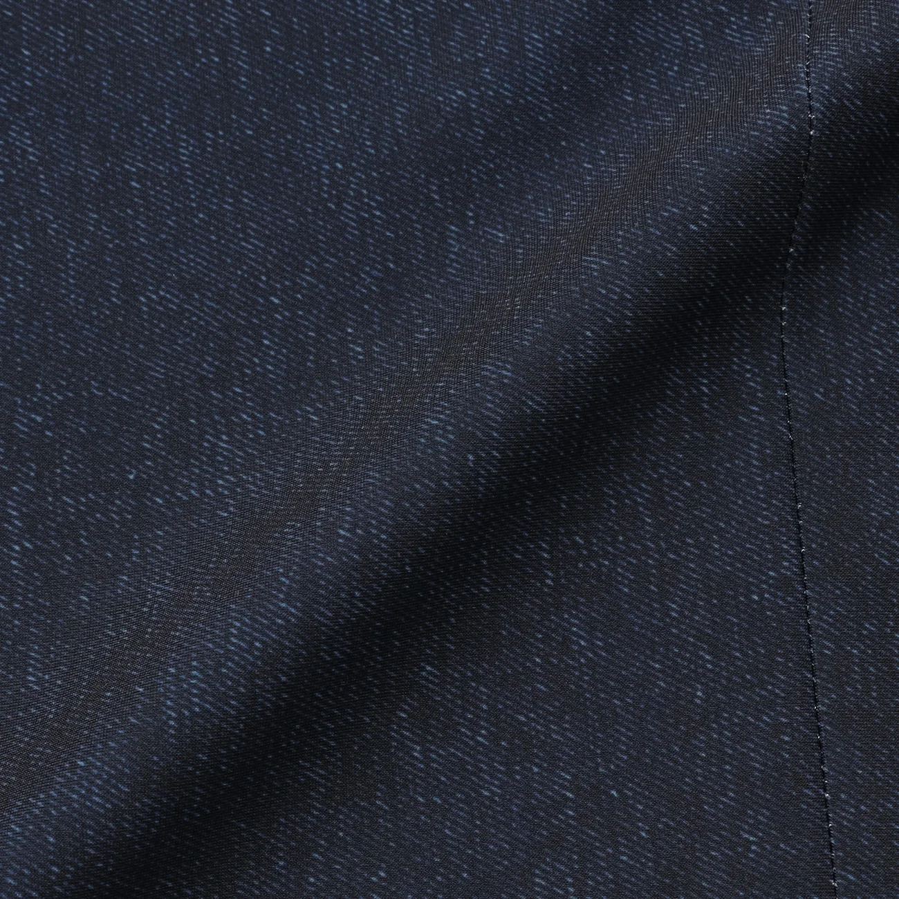 Japanese Fabric BIZSPO Print Denim-Like Suit Jacket - Navy - Image 8
