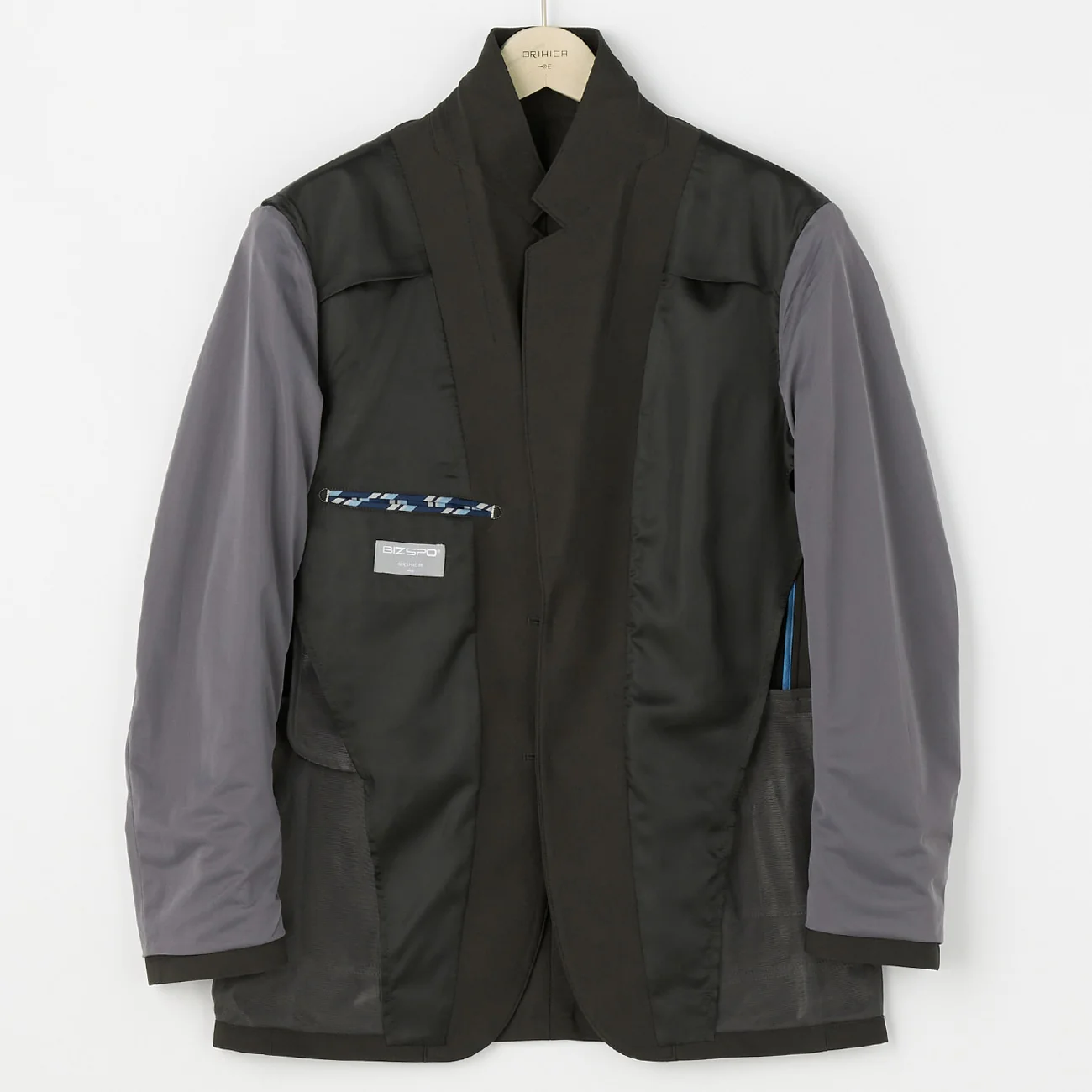 Japanese Fabric BIZSPO Washable Lightweight Stretch Suit Jacket - Charcoal Gray - Image 6