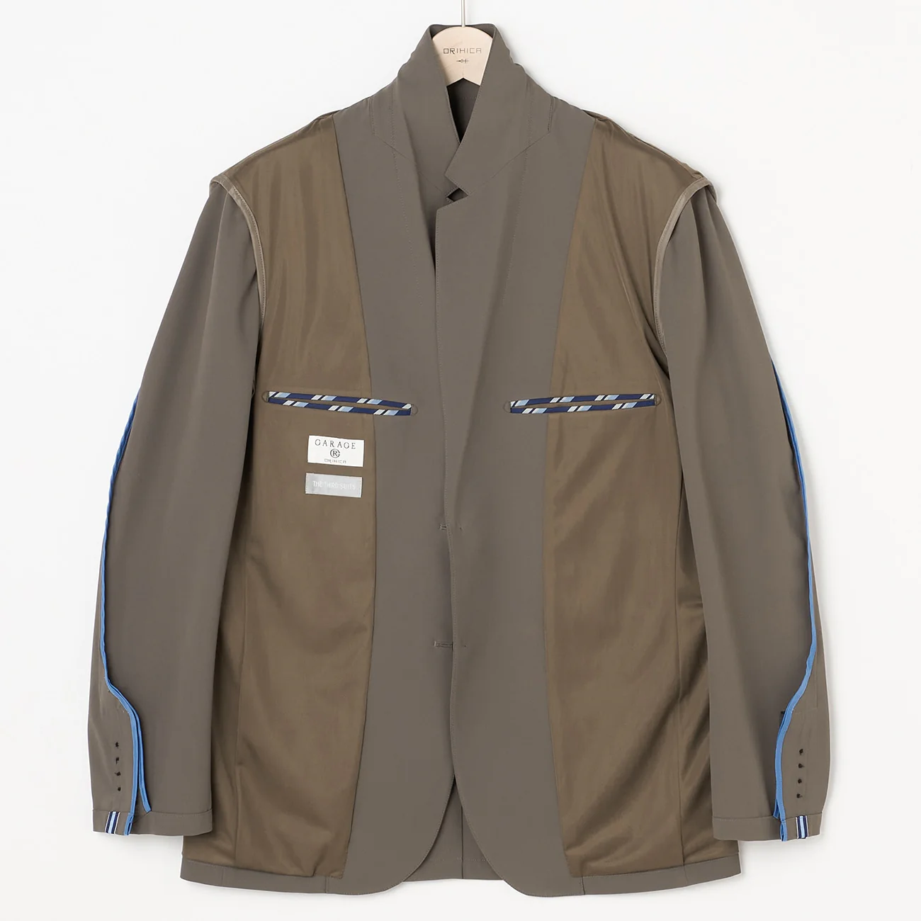 THE THIRD SUITS Water-Repellent Stretch Jacket - Beige - Image 6