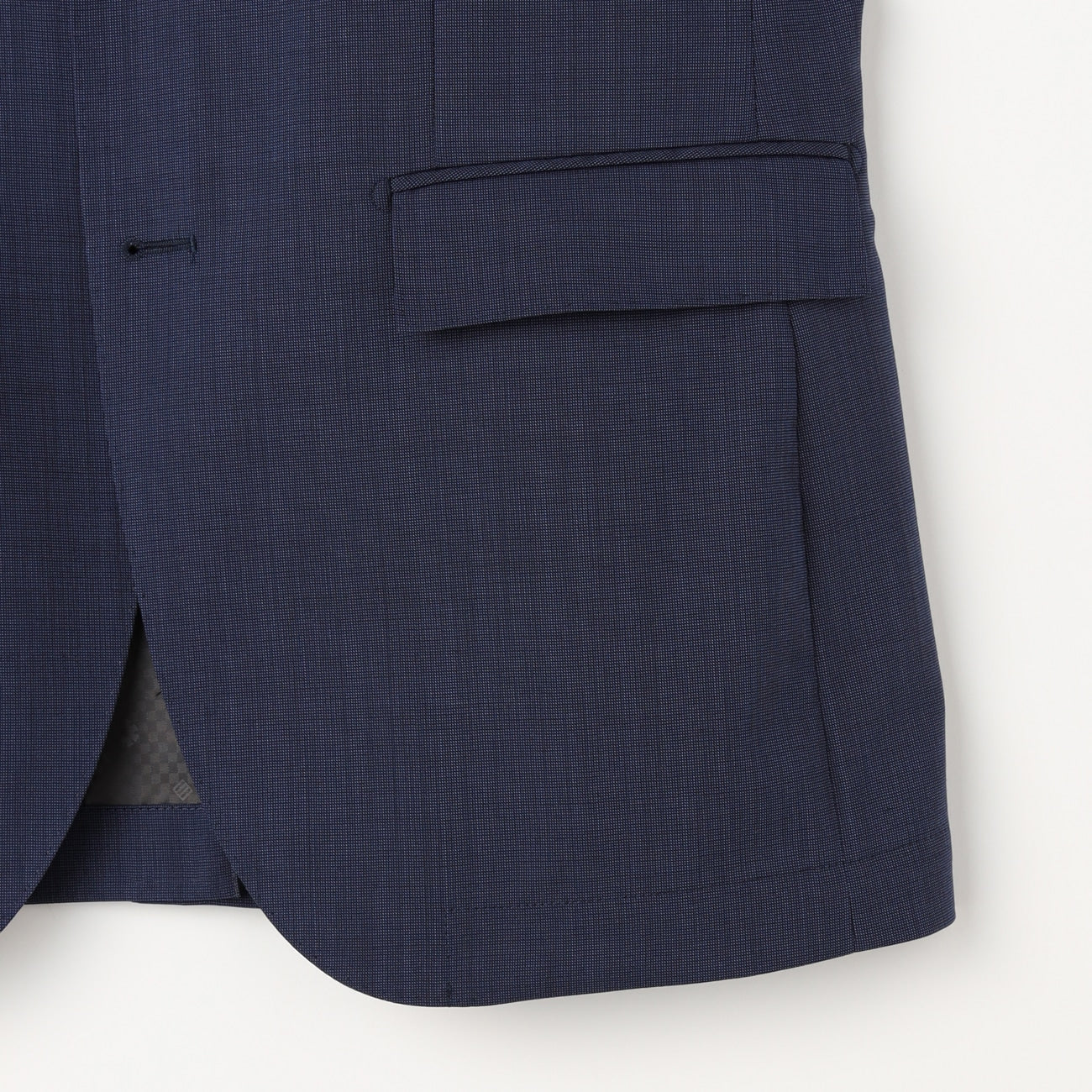 Super Cool High-breathability Pinhead Suit Jacket - Navy - Image 10