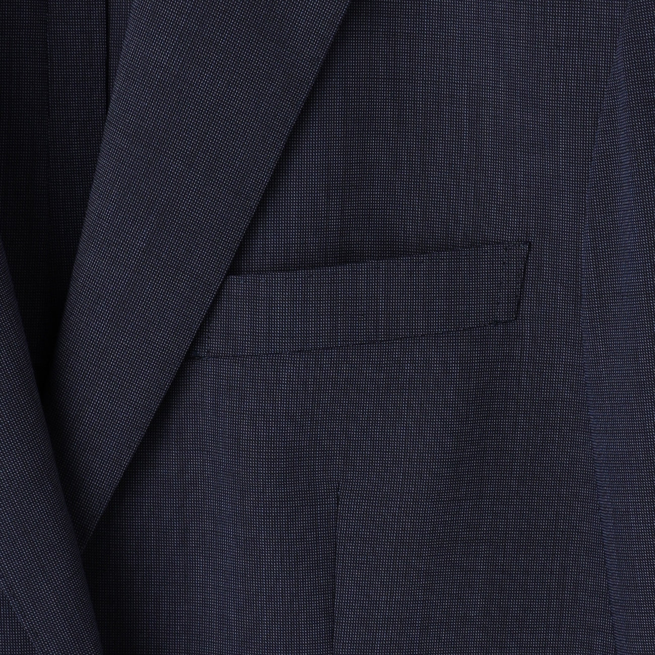 Super Cool High-breathability Pinhead Suit Jacket - Navy - Image 8