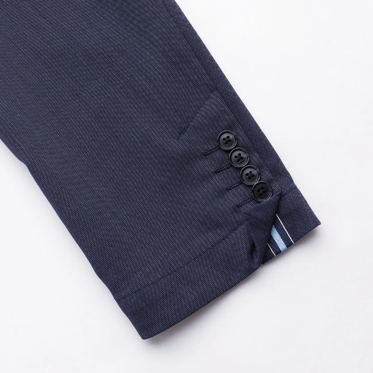 Super Cool High-breathability Pinhead Suit Jacket - Navy - Image 9