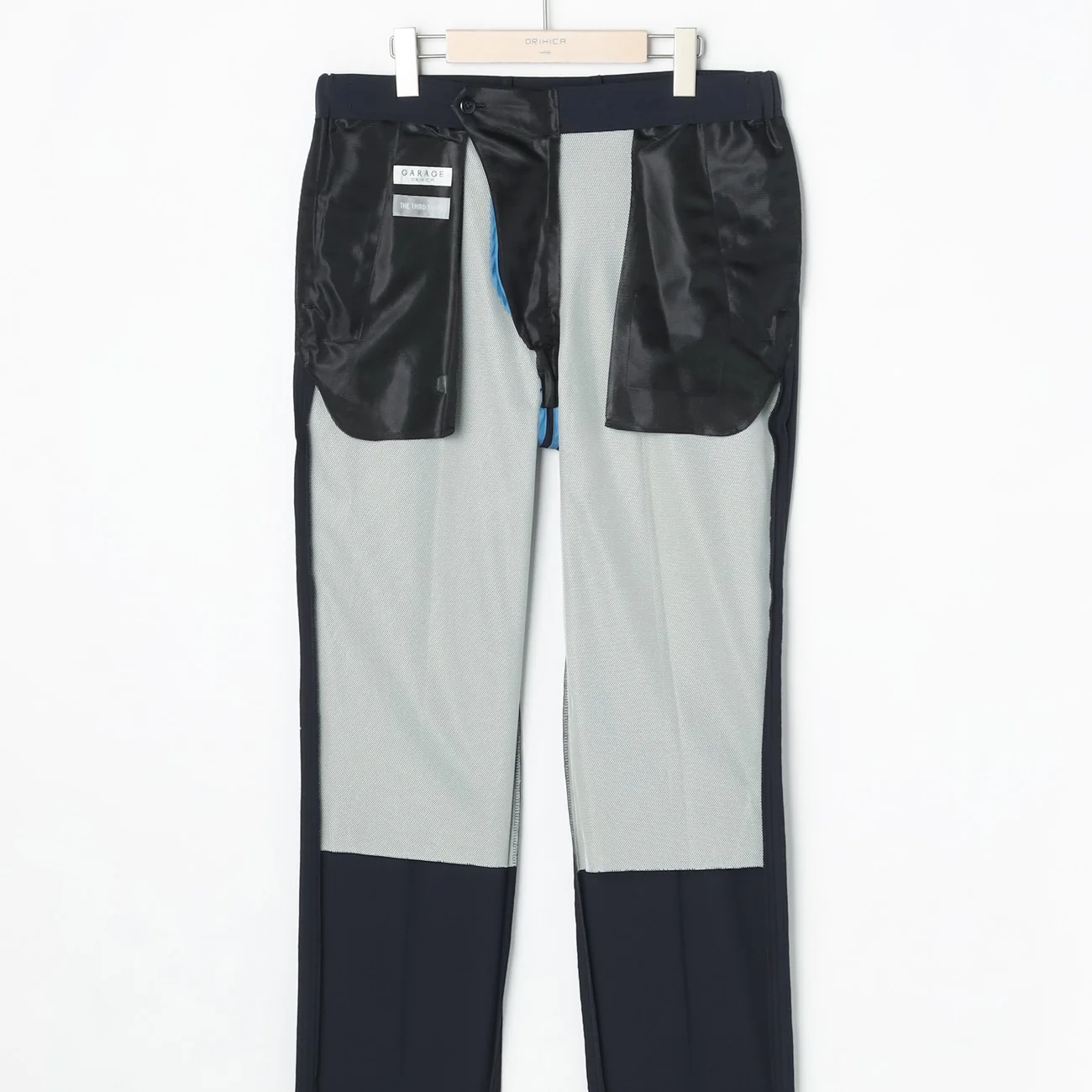 THE THIRD SUITS Water-Repellent Stretch Pants - Navy - Image 4