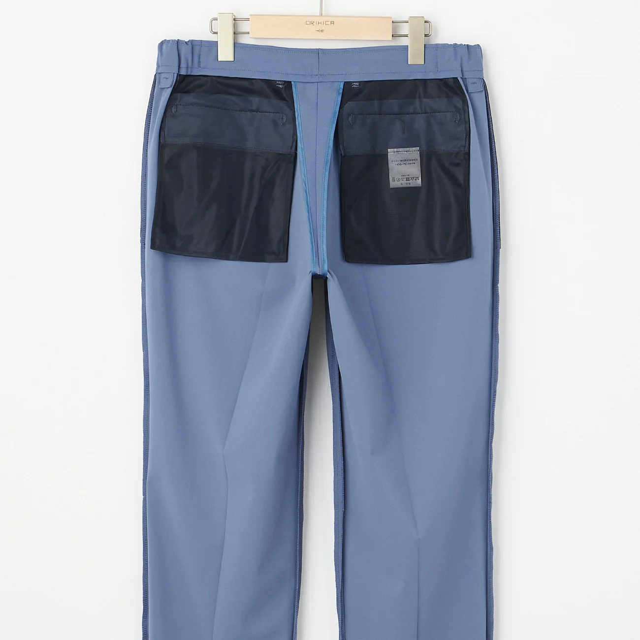 Japanese Fabric BIZSPO Washable Stretch Pants - Blue - Image 7