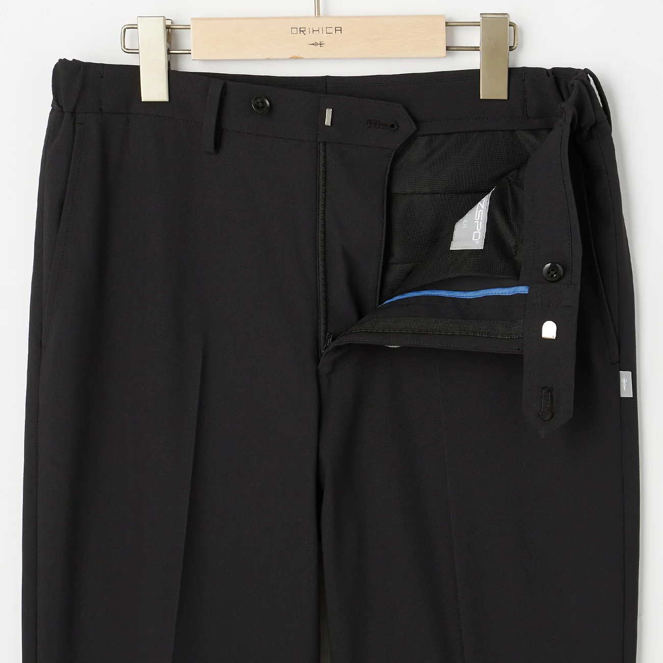 Japanese Fabric BIZSPO Washable Stretch Pants - Black - Image 5