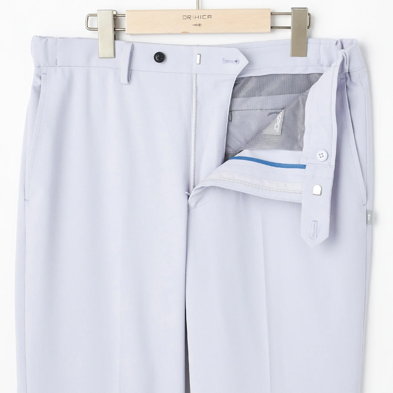 Japanese Fabric BIZSPO Washable Stretch Pants - Light Blue - Image 4