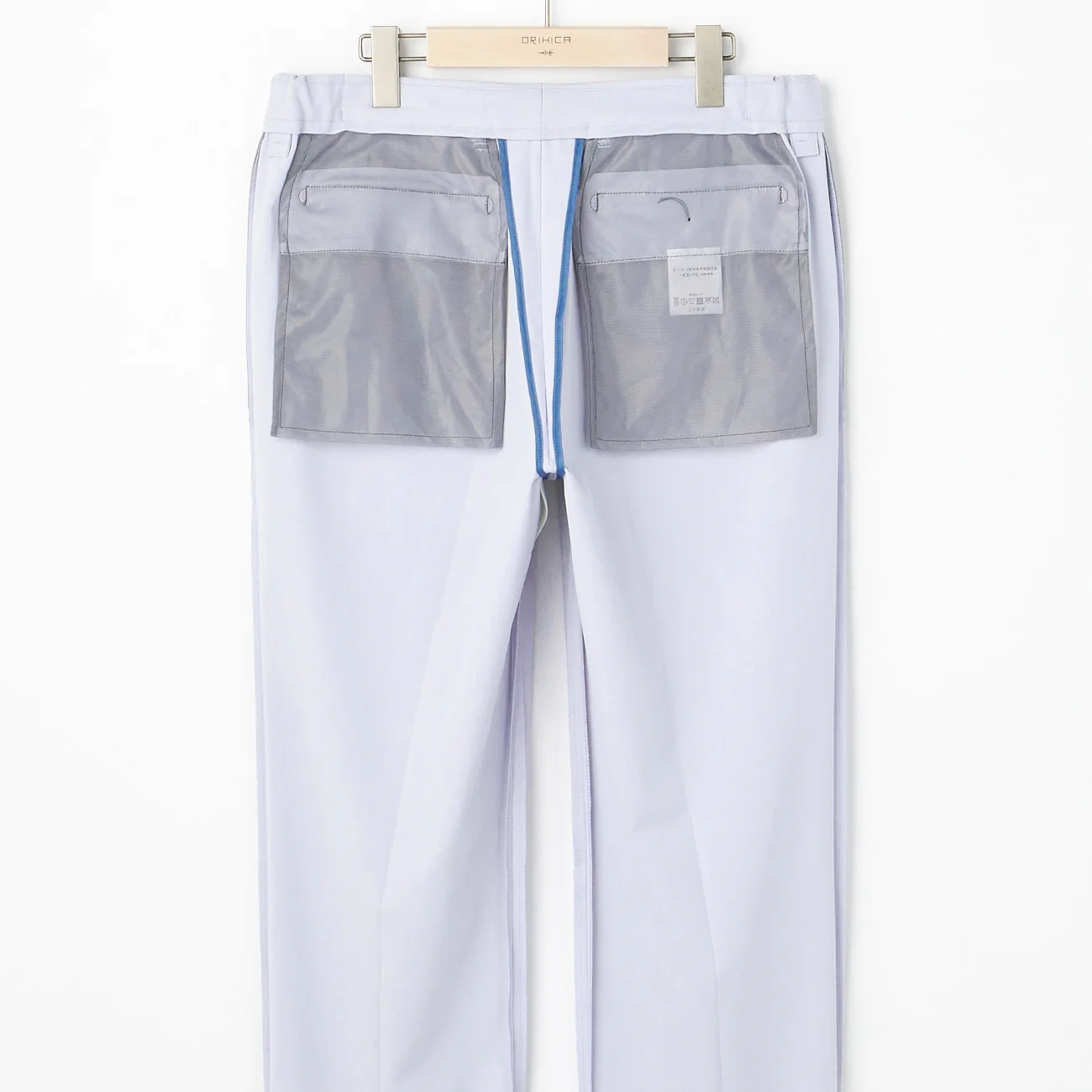 Japanese Fabric BIZSPO Washable Stretch Pants - Light Blue - Image 7