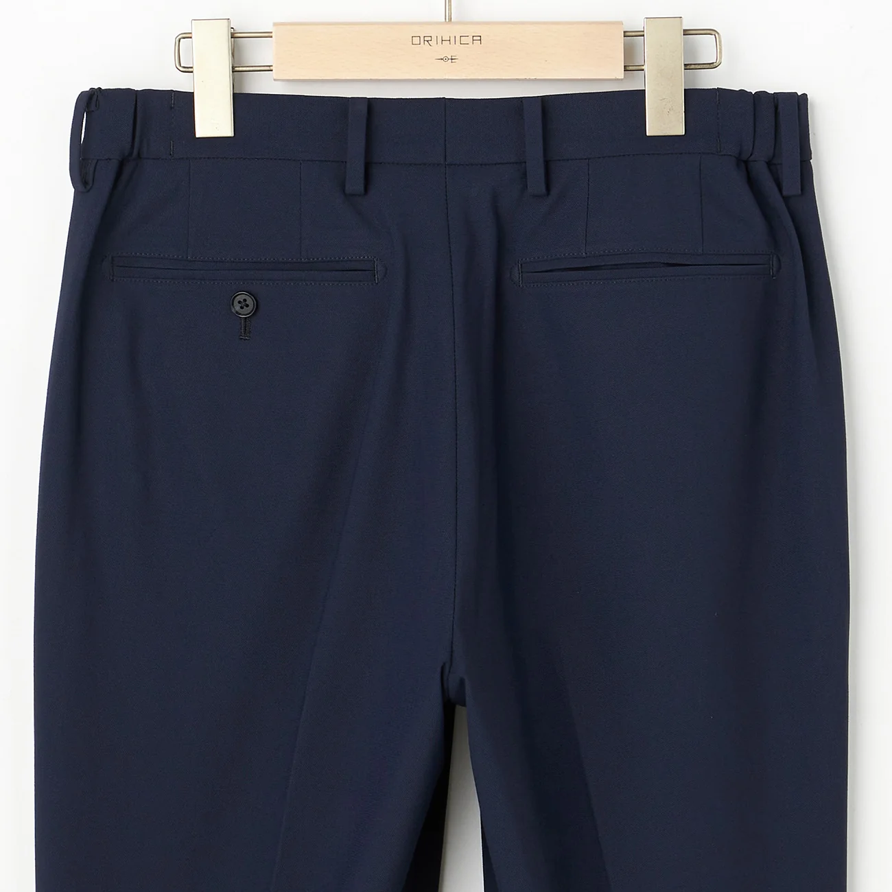 Japanese Fabric BIZSPO Washable Stretch Pants - Navy - Image 5