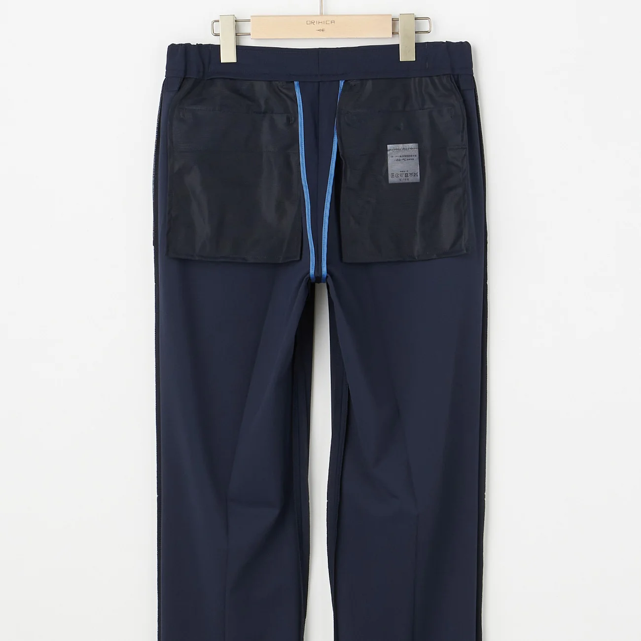 Japanese Fabric BIZSPO Washable Stretch Pants - Navy - Image 7